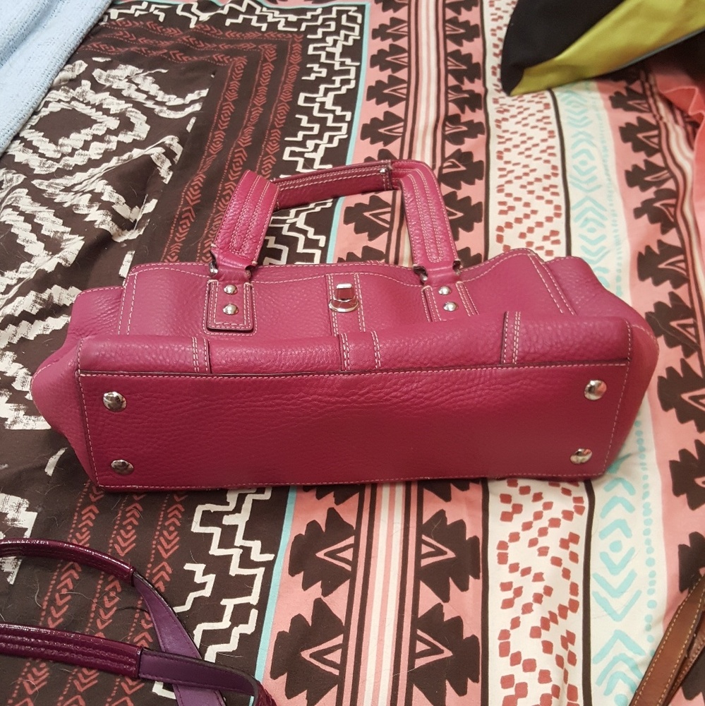 Pink Leather Coach bag